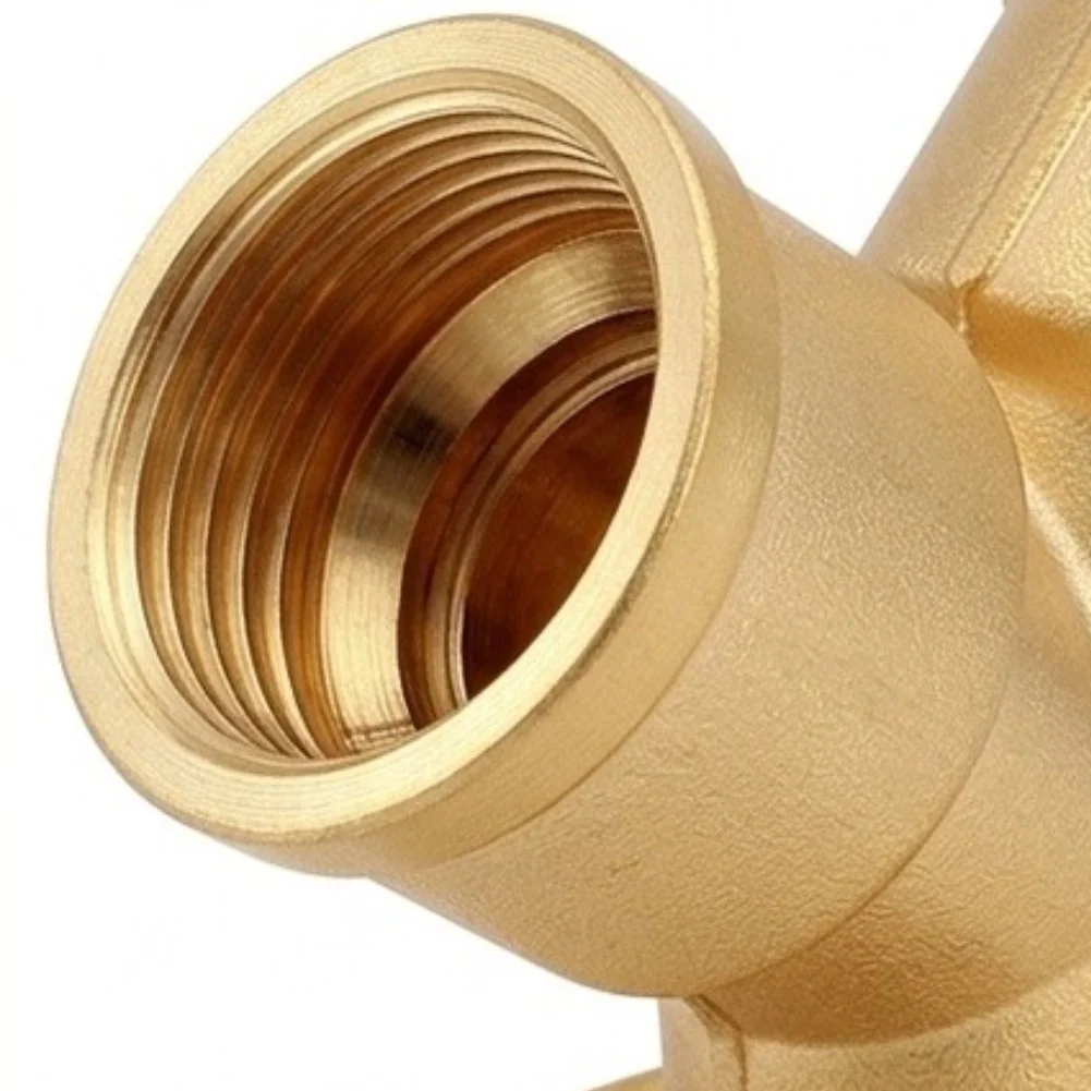 Camping Stove Connector Bbq Gas Splitter Propane Splitter For BBQ Robust Metal Construction High Thread Accuracy