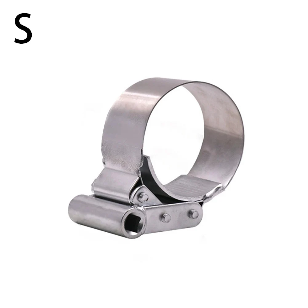 

For Oil Filters Flexible Oil Tool Stainless Steel Clamp Maintenance Tasks Adjustable Wrench For Filter Standard 1 2 Interface