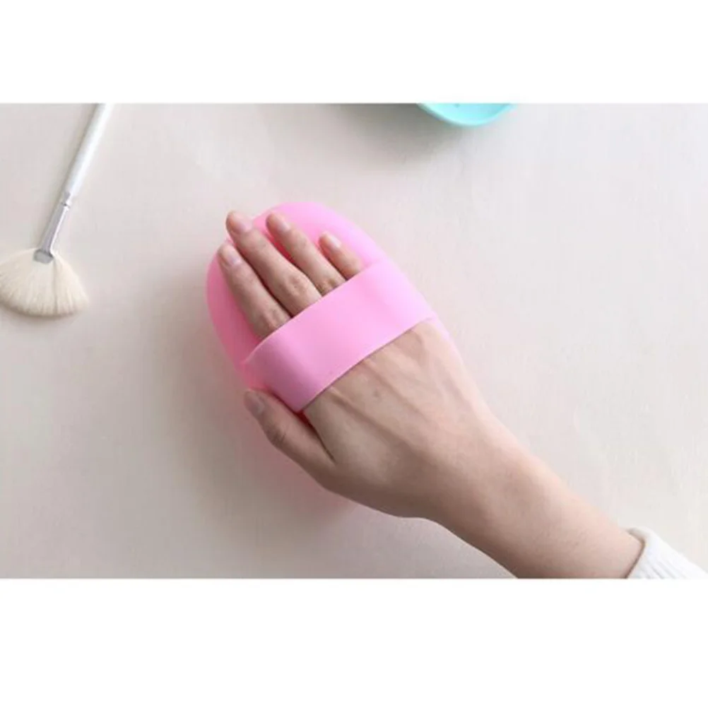 

1Pcs Silicone Makeup Brush Cleaning Plate Small Size Handheld Scrubber Easy Clean Deep Wash Makeup Brush Cleaner Pad