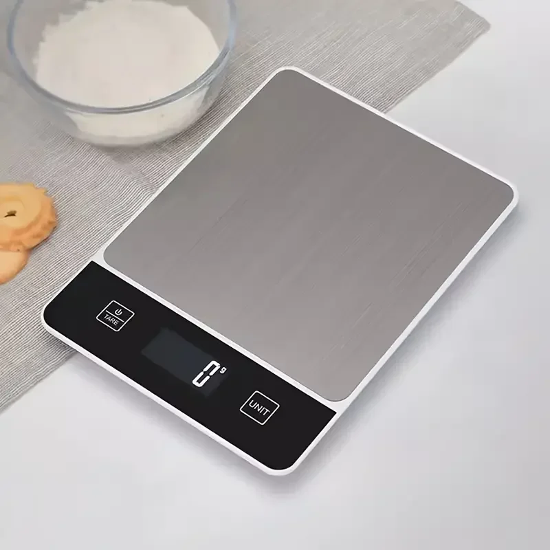 Food Scale Black10kg Digital Kitchen Scale Grams And Oz For Baking Cooking And Weight Loss Precise Graduation Easy Clean Stainle