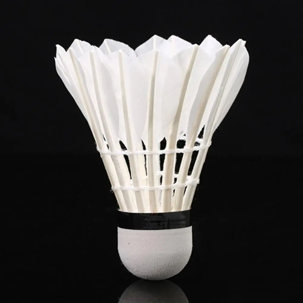 High-quality Badminton Feathers Professional Grade Goose Feather Shuttlecock Durable High Elasticity Badminton for Training