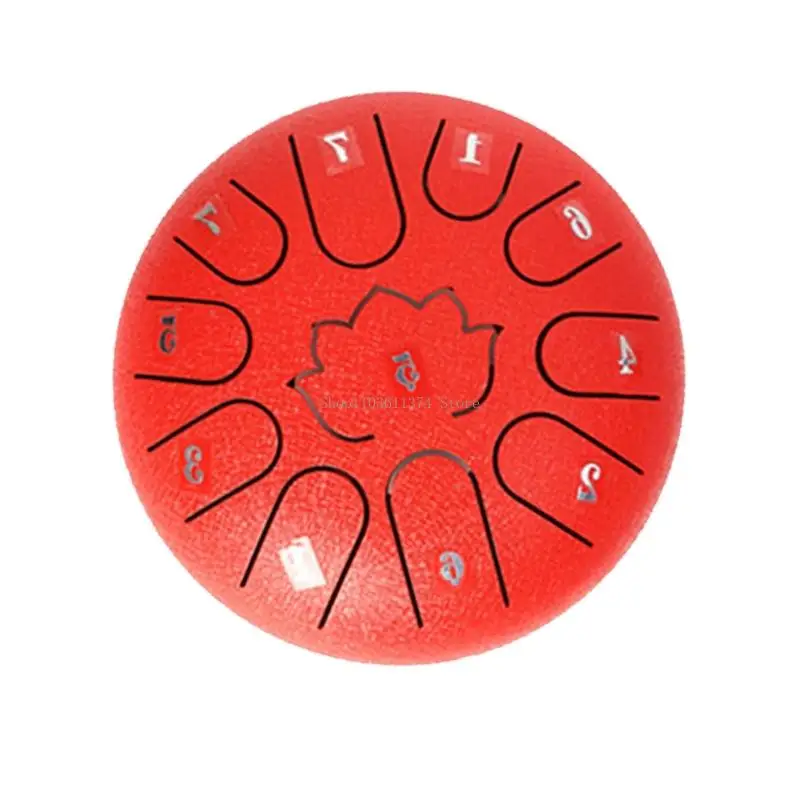 1 Part Dense Half Foot Handpan Instrument Accessible for Children Novices Present