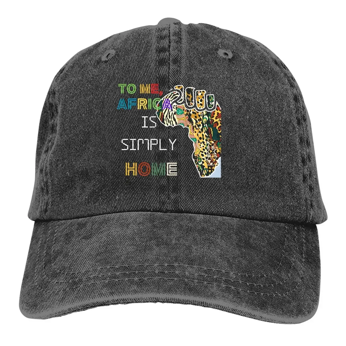 

TO ME IS SIMPLY HOME Baseball Caps Peaked Cap African Culture Sun Shade Hats for Men Women