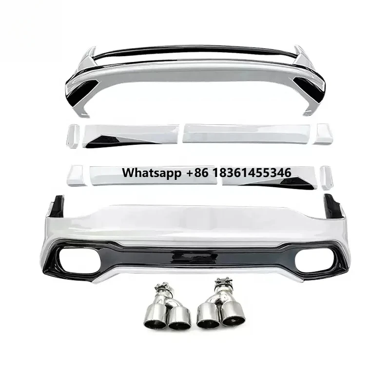 

For Her 2022 Car Bodykit New Design ABS Material Car Bumpers Front Lip Rear Lip Side Skirts Exhaust System