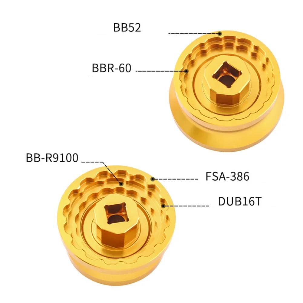 Bike Bottom Bracket Tool Bicycle Threaded BB Removing Remover Wrench 44/46-16T Bottom Bracket Wrench For Shimano BBR60 SRAM DUB