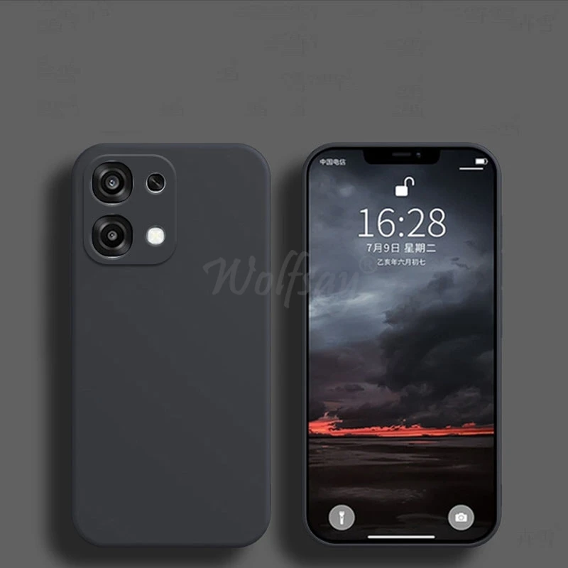 Für OPPO A6 Pro Fall Flüssigkeit Silikon Plain Gummi Funda OPPO A6 Pro Fall Telefon TPU Anti-herbst Schutz Abdeckung OPPO A6 Pro Fall – Detail 11