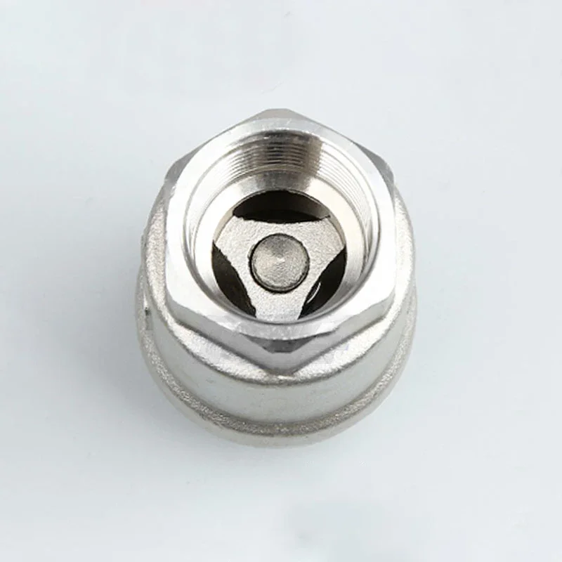 SS304 Vertikales Rückschlagventil mit Innengewinde H12W-16P 1/2" 3/4" 1" 1-1/4" 1-1/2" Innengewinde-Feder-Einweg-Rückschlagventil