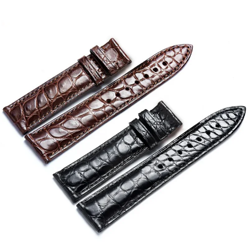 Real Alligator Watch Strap Genuine Leather Watch Bands For Men Or Women Watch Accessories 12 - 24mm image 4