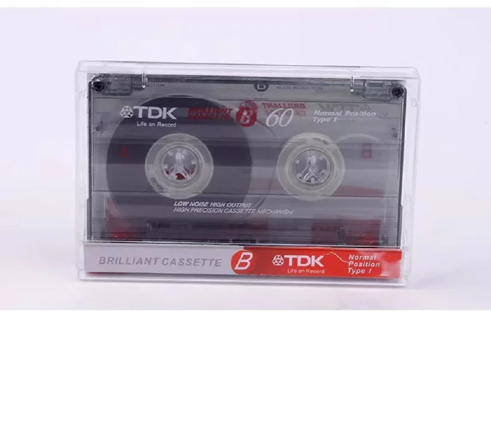 High Qulity Standard Cassette Blank Tape Player Empty 60 Minutes Magnetic Audio Tape Recording For Speech Music Recording 20PCS