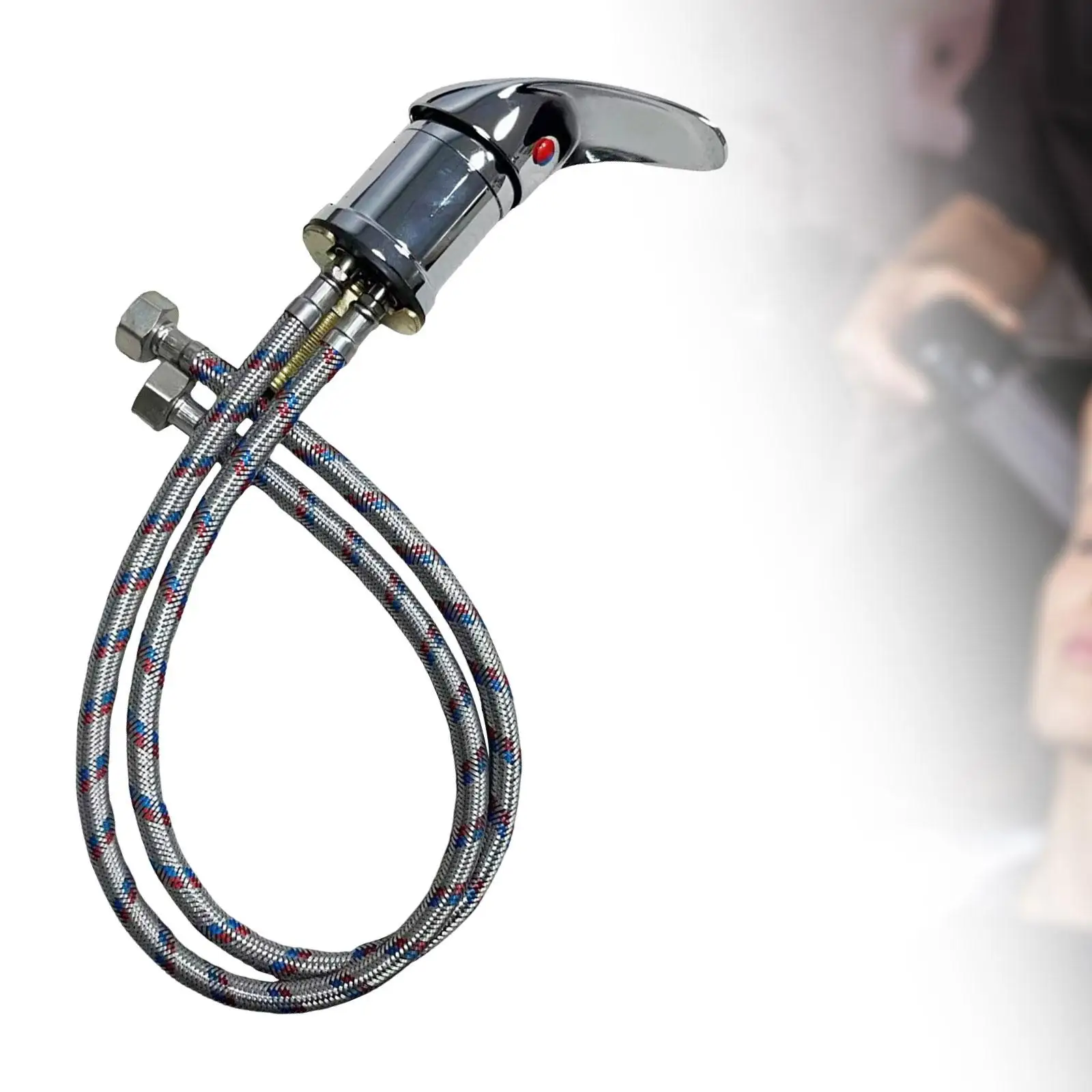 

Shampoo Bowl Faucet Hot Cold Mixer for Washing Hair Backwash