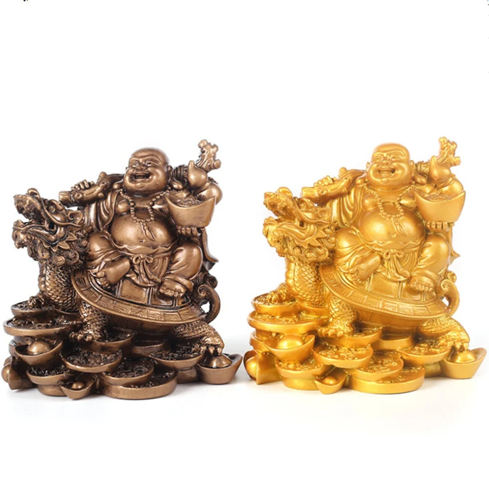 1 Stück chinesische Feng Shui lachende Buddha Statue Geld Maitreya Skulptur Figur Home Decor Ornament