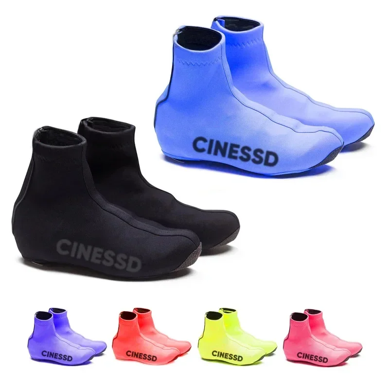 CINESSD New Dustproof Cycling Shoe Cover Sport 2023 Men's MTB Bike Shoes Covers Bicycle Overshoes Monochrome Cubre Zapatos Women