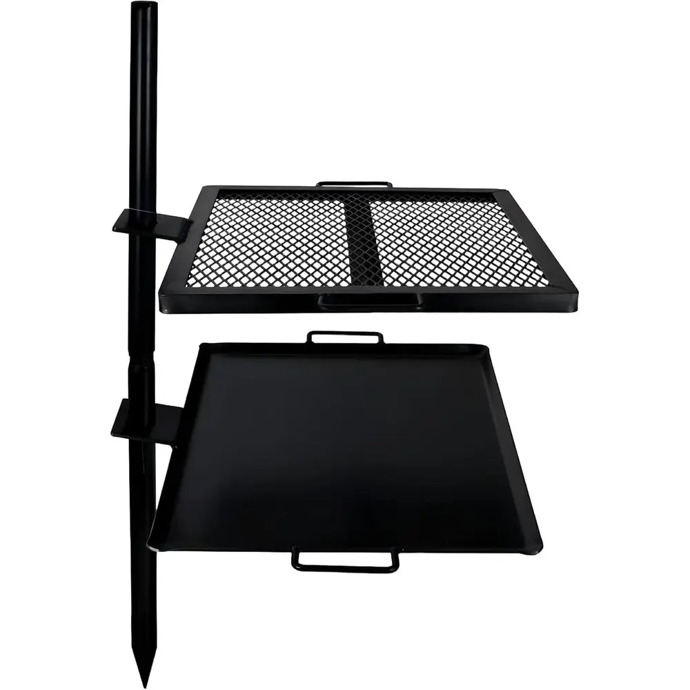 

Portable Outdoor Cooking Grill - Durable, Easy Setup, Adjustable Height Campfire Grill
