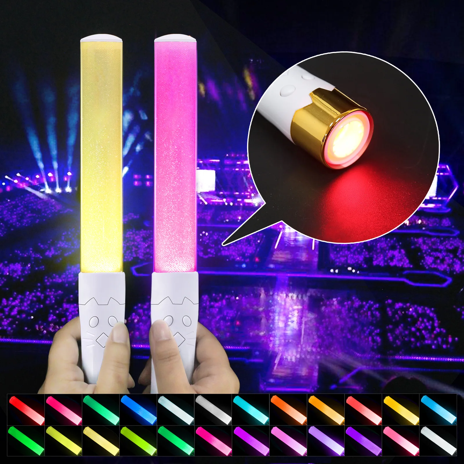 15 Patterns Glow Sticks For Concert Night Party Decor Glowing Supplies Light