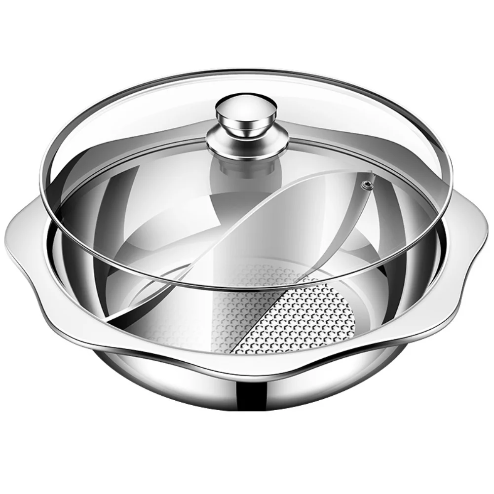 Single stainless steel hot pot body featuring nonstick interior and even heating for cooking flavorful dishes with ease