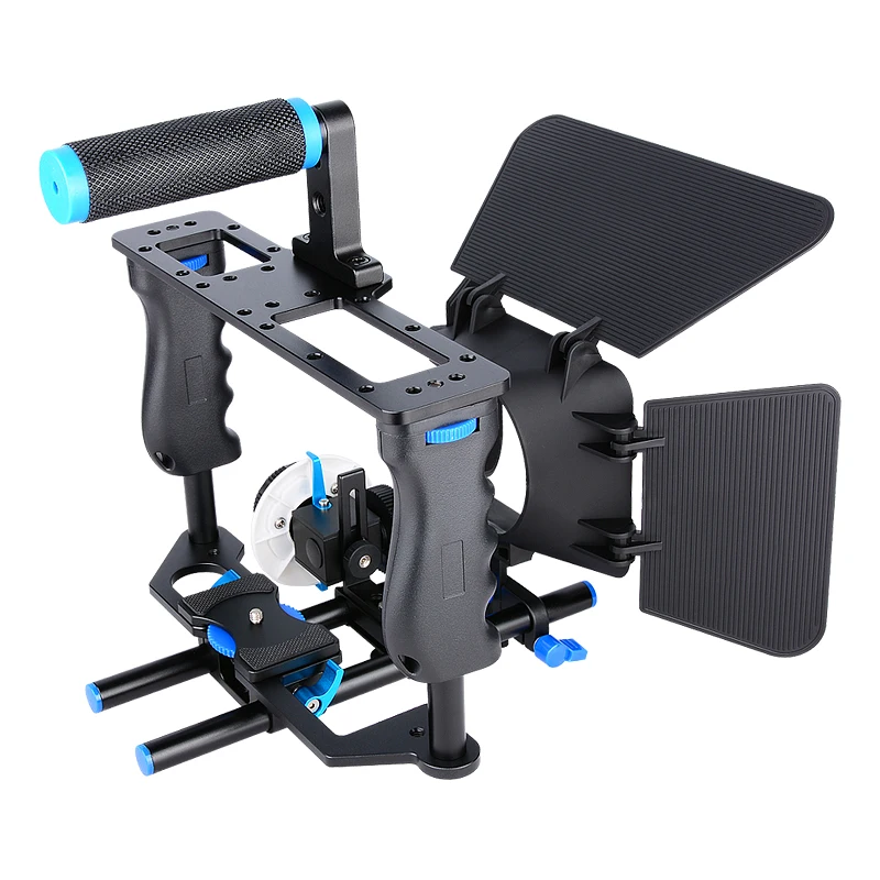 

New C200 Aluminum Alloy Hand Held Shooting Easy Rig Camera Holder Filming Food Easy Rig For Camera