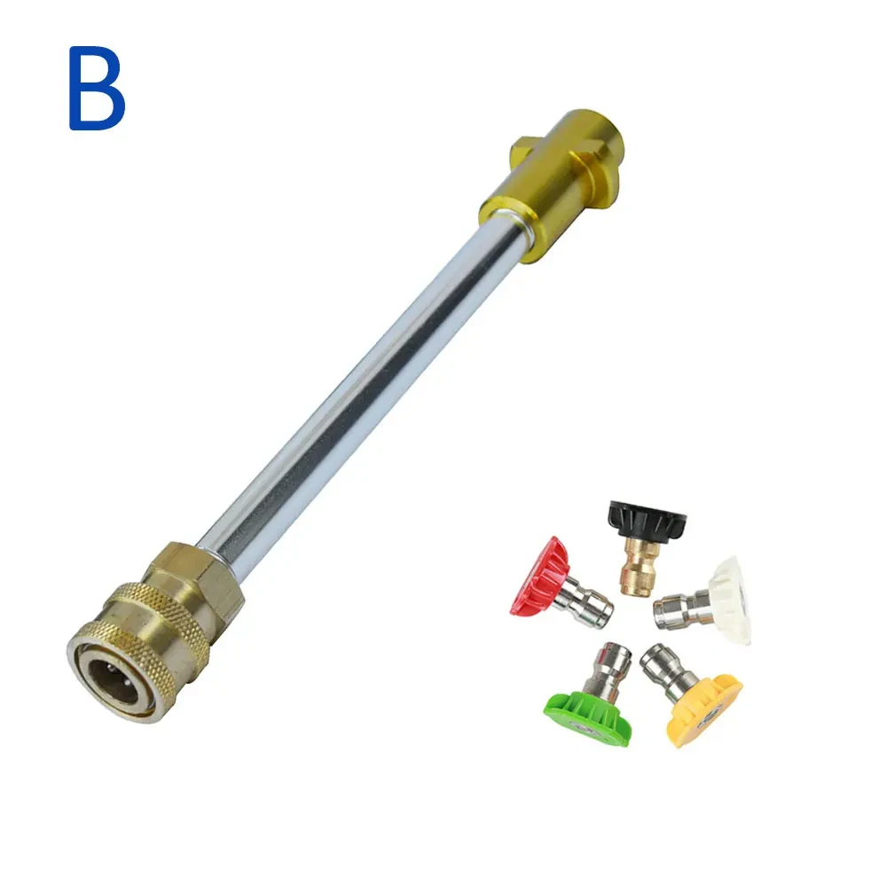 Hogedrukreiniger Lance Autowasmachine Waterspray Converterende Lance Adpater Voor Karcher K Fitting Naar 1/4 "Quick Connector