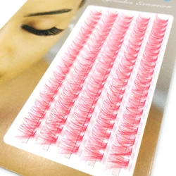 Nowe kolorowe 100 klastry lpopielniczka do makijażu 4D/30D pojedyncze rzęsy bukiety profesjonalne Makeupartist Faux Lash tray