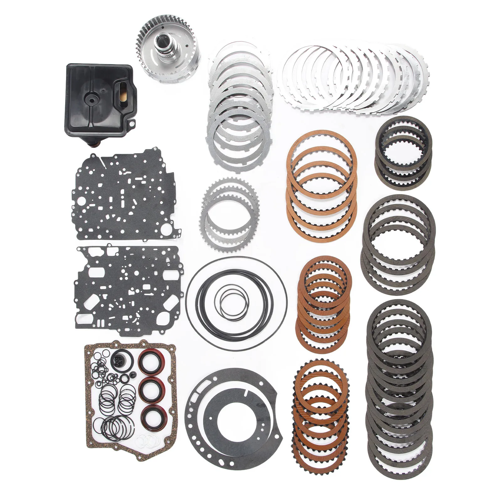 

Car 62TE Transmission Master Rebuild Kit Professional High Performance Replacement for AVENGER GRAND CARAVAN 68272623AB
