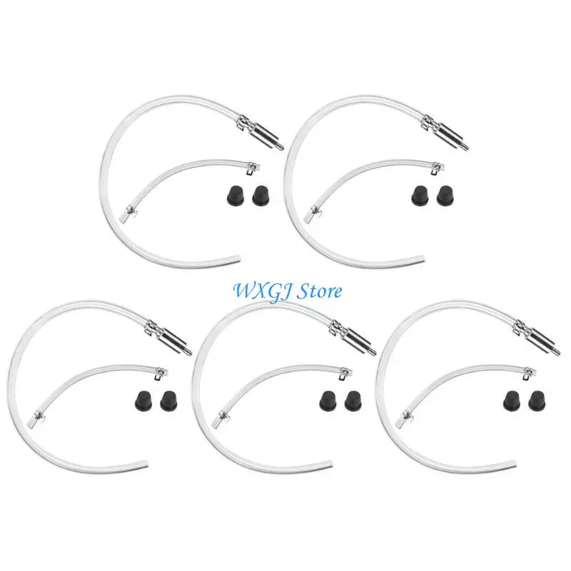 

37JE Clutch Fluid Replacement Hose for Motorcycle Clutch Brake Bleeder Hose Universal Way Check Valves Tube Bleeding Tool