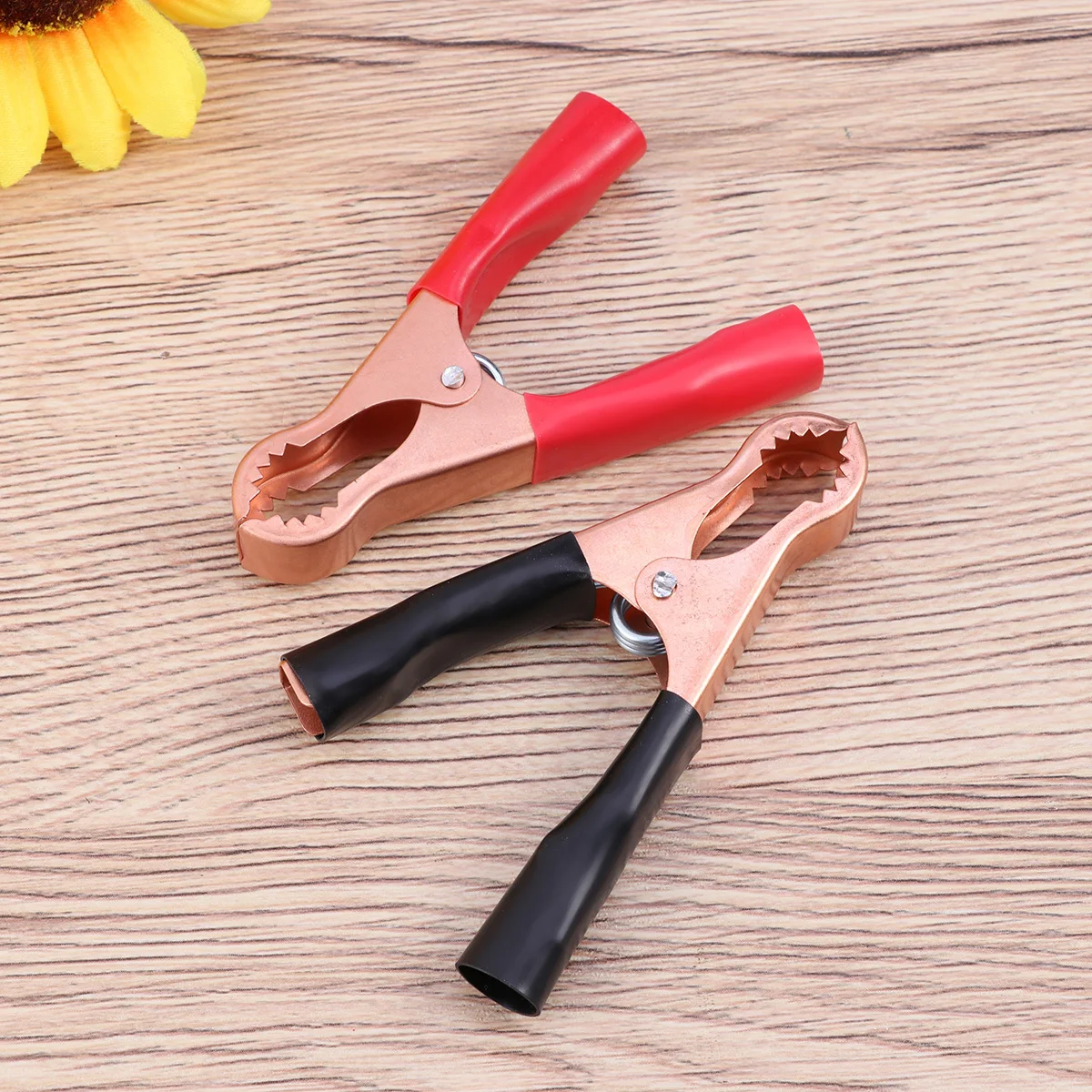 

2 шт. зажим для разъема, сверхмощные изолированные зажимы типа «крокодил» с медным покрытием для использования в автомобиле грузовика