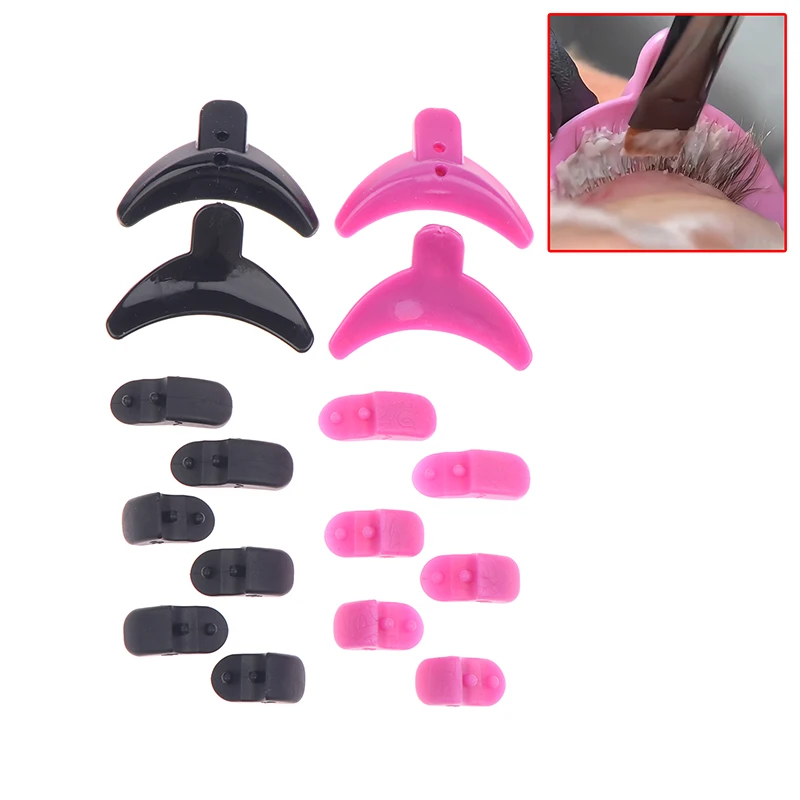 1Pairs 3Sizes Silicone Eyelash Perm Pads Anti-fall Off Lash Lift Rods Shield Reusable Anti-Slip 3D Lashes Curler Applicator