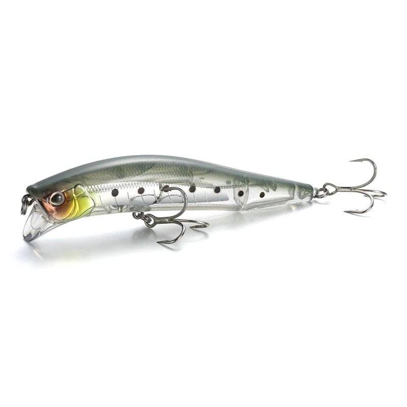 Saltwater Shallow Diving Floating Minnow Fishing Lure MORETHAN CROSSWAKE 111F 18g Long Casting Hard Bait For Sea Bass Mackerel