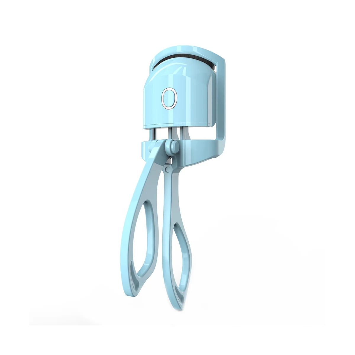 Heated Eyelash Curler Electric Temperature Control Charging Mini Portable Electric Perm Eyelash Curler Blue