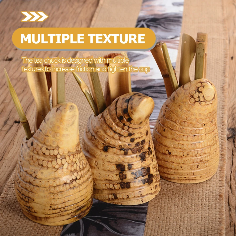 

1 set 1 Bamboo Vintage Chinese Style Tools Gongfu Tea Tools Compact Portable Matcha Whisk Set For Kung Fu Tea Accessories