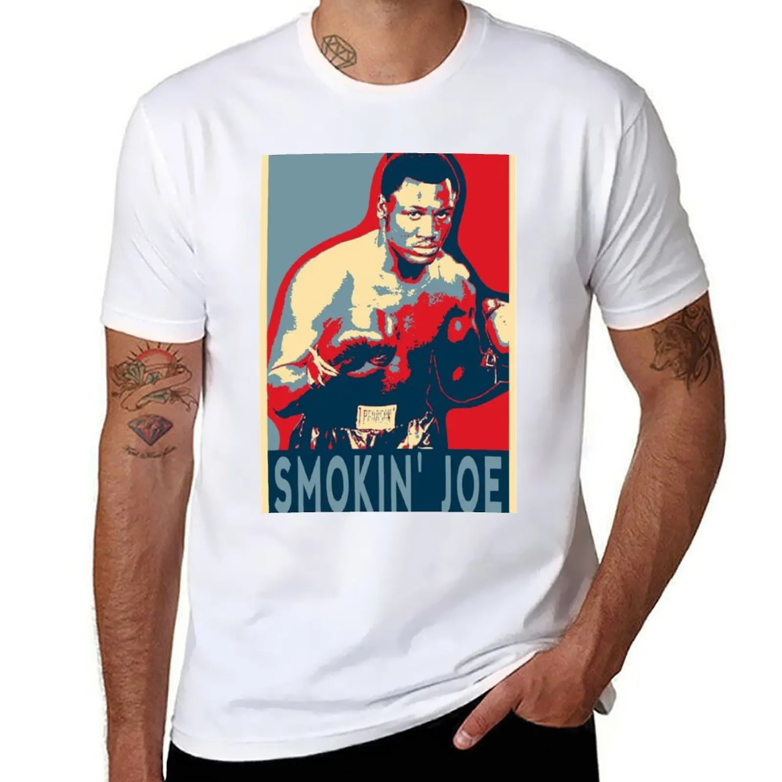 

Joe Frazier Smokin&x27;joe T-Shirt t shirts with prints cotton tshirt 100% T-Shirt
