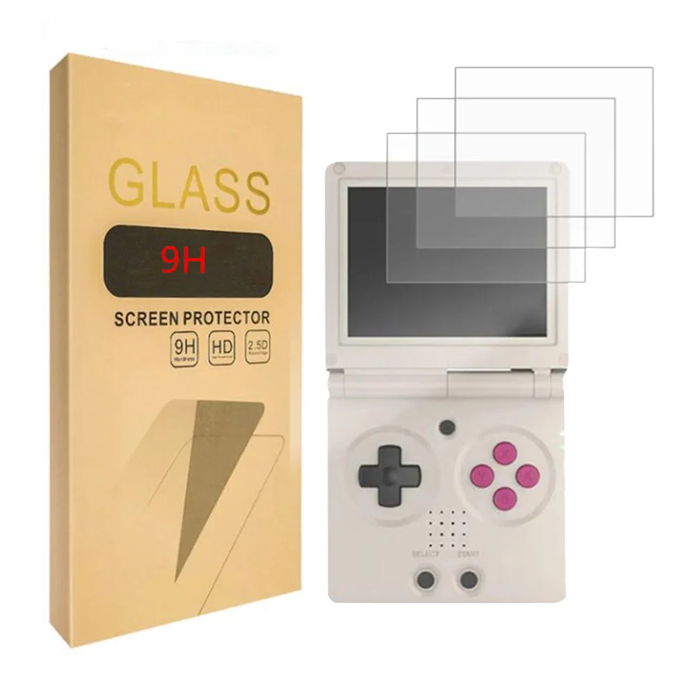 طبقة شاشة واقية من الزجاج المقسى ، صلابة 9 ساعات ، مضادة للسكراتش ، مضادة لبصمات الأصابع ، متوافقة مع ANBERNIC RG35XXSP