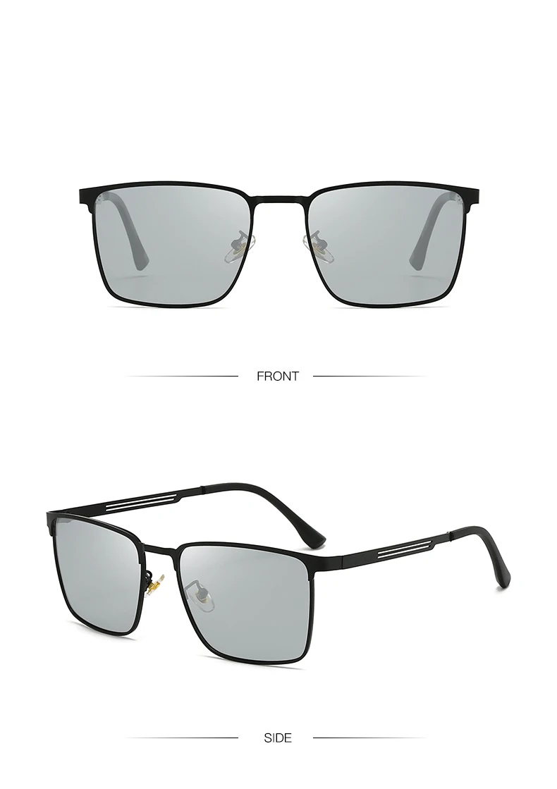 Neue ultraleichte Herren-Sonnenbrille im Business-Stil mit rechteckigen Rahmen, modisch für Outdoor-Fahren und Sonnenschutz 5150 – Detail 15
