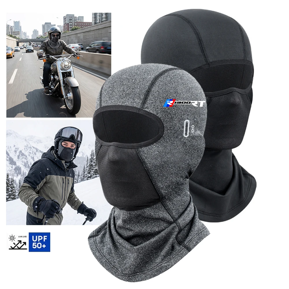 

For BMW R1300RT R 1300 RT R1300 GS Motorcycle Balaclava Summer UV Protection Glasses Face Breathable Hole Winter Warm Riding Cap