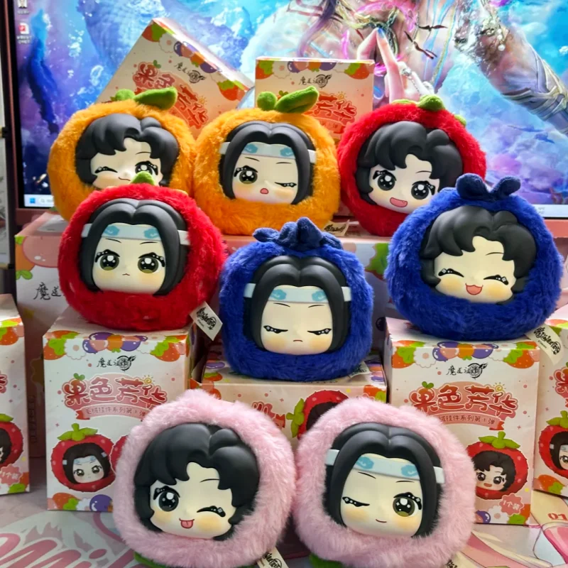 

Mo Dao Zu Shi Плюшевая слепая коробка Ароматный фруктовый цвет Серия Mdzs Аниме Периферийные устройства Wei Wuxian Lan Wangji Клубничная игрушка-подвеска