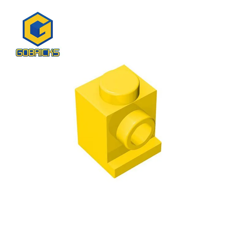 Gobricks-piezas MOC de 10 piezas, 4070, 30069, 35388, ladrillo especial 1x1 con faro, Compatible con Assmble DIY, bloques de construcción, juguete