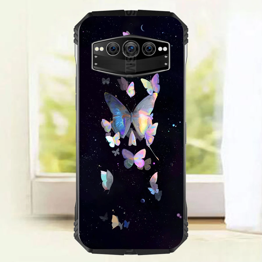 Animal Colorful Case for Doogee S100 Case Black Silicone TPU Cover for Doogee S100 Pro