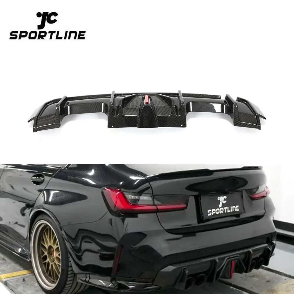 

Dry Carbon Fiber G80 G82 G83 Rear Diffuser Spoiler for BMW 3 4Series G80 M3 G82 G83 M4 2021-2022 4pcs/set