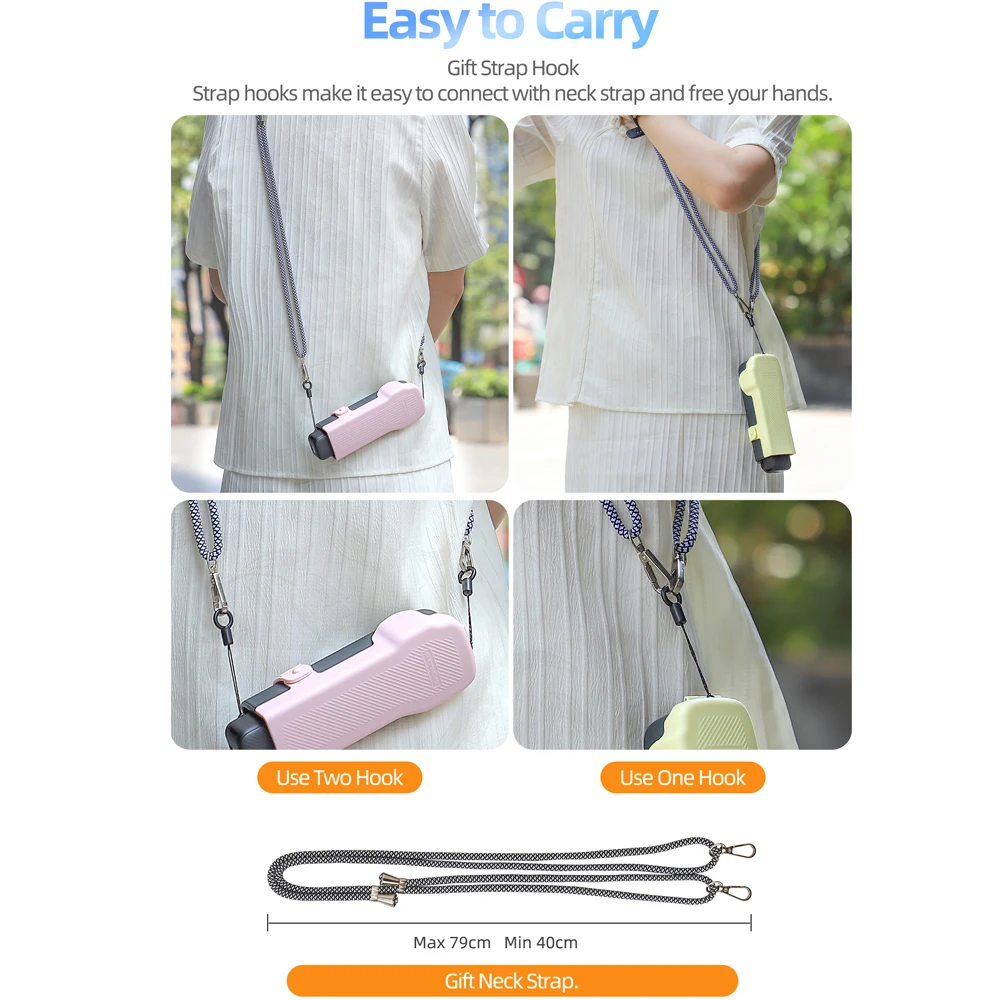 Sunnylife For DJI Osmo Pocket 3 Protective Case Camera Lens Screen Protector Anti-fall Flip Cover Quick Release Case Accessories