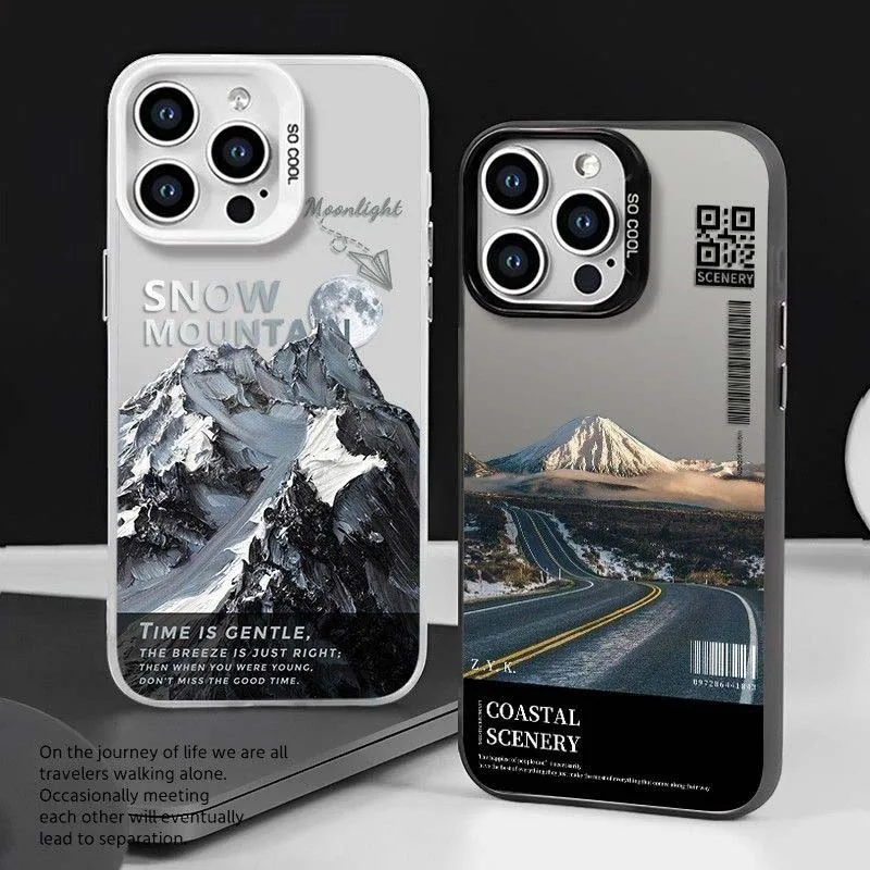 حافظة لهاتف هواوي هونور 400 200 ماجيك 7 لايت 90 5G 5 Pro 70 50 X9D X7D X6C X6B X9B X7B X8A X7A X9A X9 حافظة هاتف بمناظر طبيعية على الطرق الجبلية