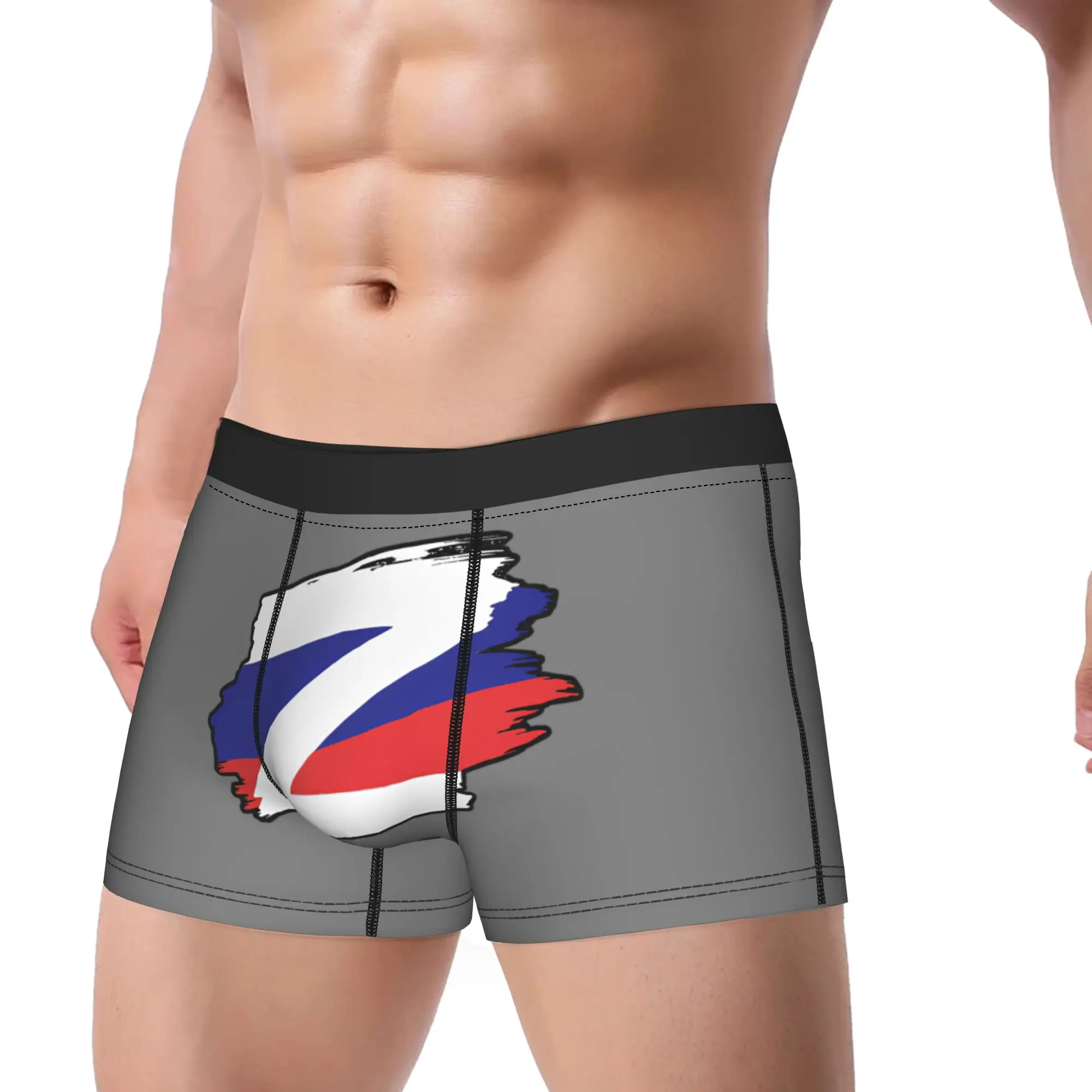 Russian Z  Shorts Briefs  Underwear Hot Sale Men's Breathable Boxer Shorts Customs Plus Size Underpants