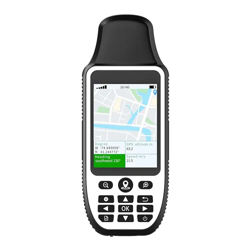 

A73E-S190 Multi-GNSS Support Handheld GPS Navigation Device, 3-Axis Compass, For Hiking Land Meter