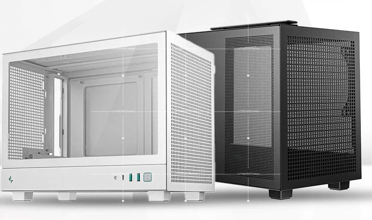 CH160 Small Case ITX Side Through-mesh Handle Case Long Graphics Card ATX Power Supply Type-C