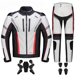 Waterproof Motorcycle Jacket Men's Blouson Moto Motocross Motorbike Racing Riding Clothing Motorcycle Equipment M-5XL Size