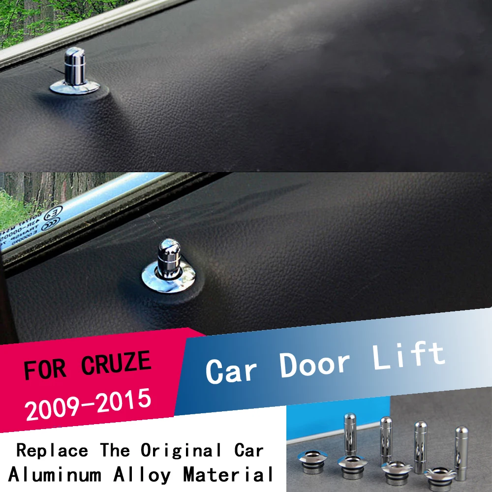 Kit de 4 Peças de Acabamento para Pino de Trava de Porta de Carro para Chevrolet Cruze, Trax, Malibu, Opel Mokka, ASTRA J, Insignia, Sport Tourer - Acessórios