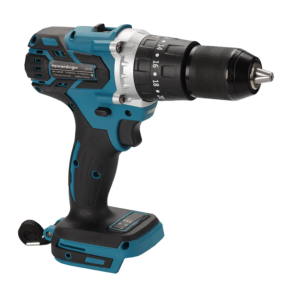 18V 13mm cordless impact drill 18V 13mm brushless impact drill 18V impact drill 18V screwdriver drill with one 4.0 Ah battery