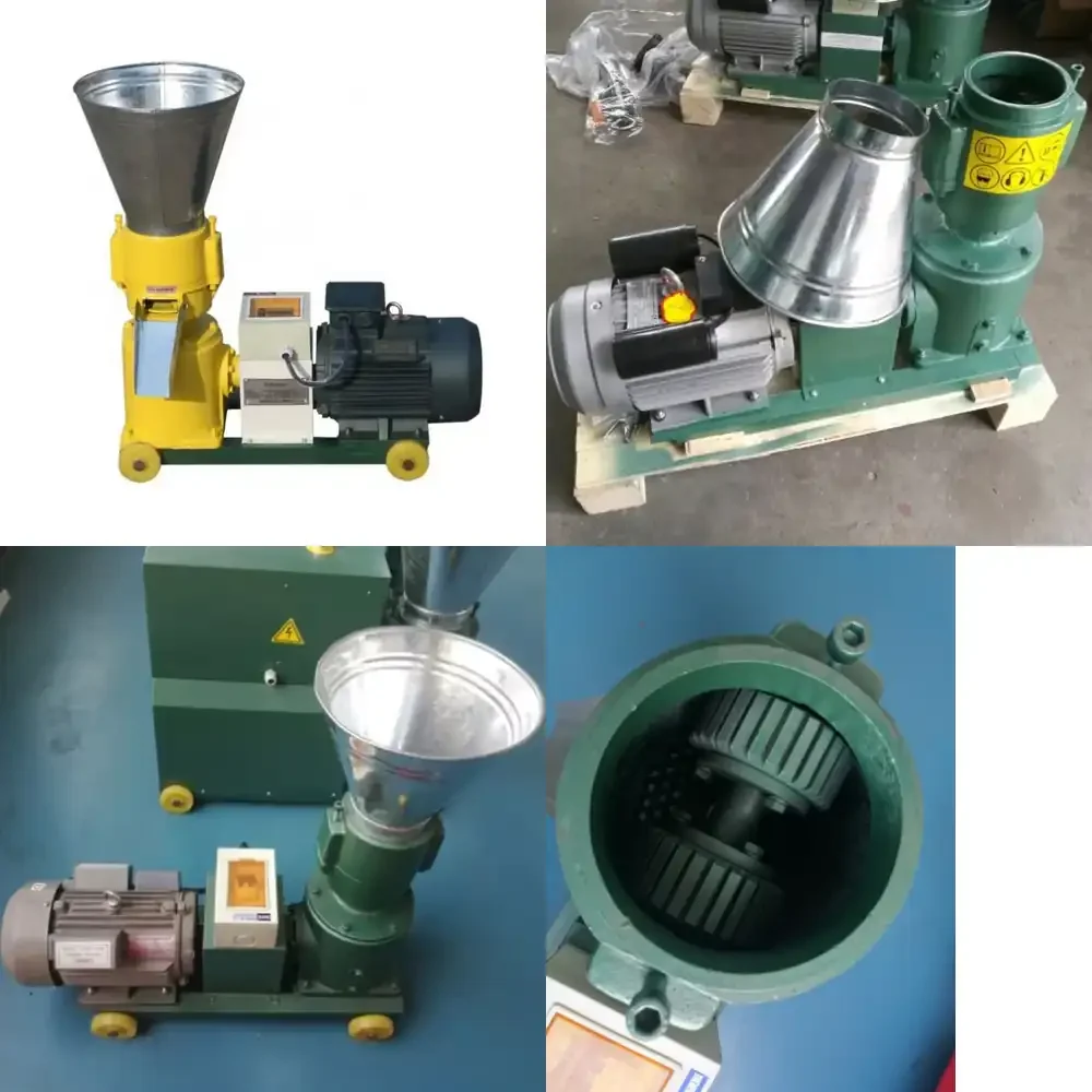 

GR125 Single Phase Forage Poultry Feed Making Machine Pellet Mill Wheat Straw Pellet Making Machine