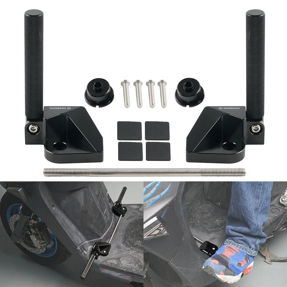 

Scooter Foldable Footrest Highway Bars for Yamaha YW125 BWS 125 Zuma 125 2016 2017 2018 2019 2020 2021 YW125 Aluminum Footrests