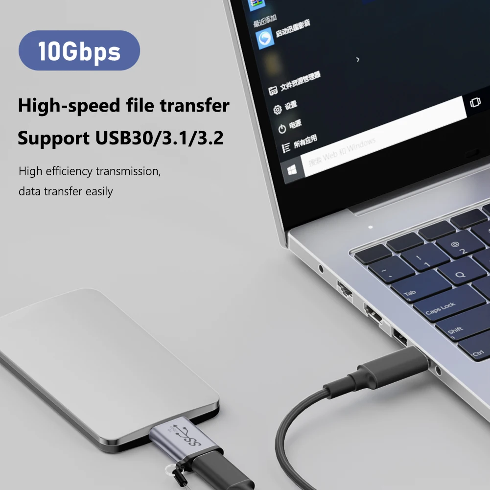 USB Type-C to Micro B HDD محول ، Gen2 ، 10GBps ، 7.5 واط ، كابل القرص الصلب الخارجي ، SSD #4