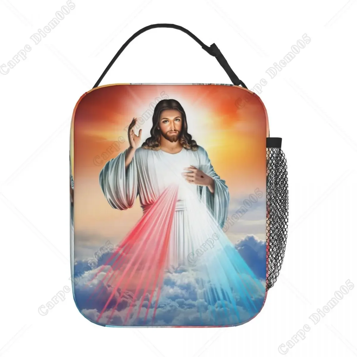 Insulated Lunch Bags Jesus Christ Catholic Bible Merch Religious Chrisitan Saint Lunch Container New Cooler Thermal Box