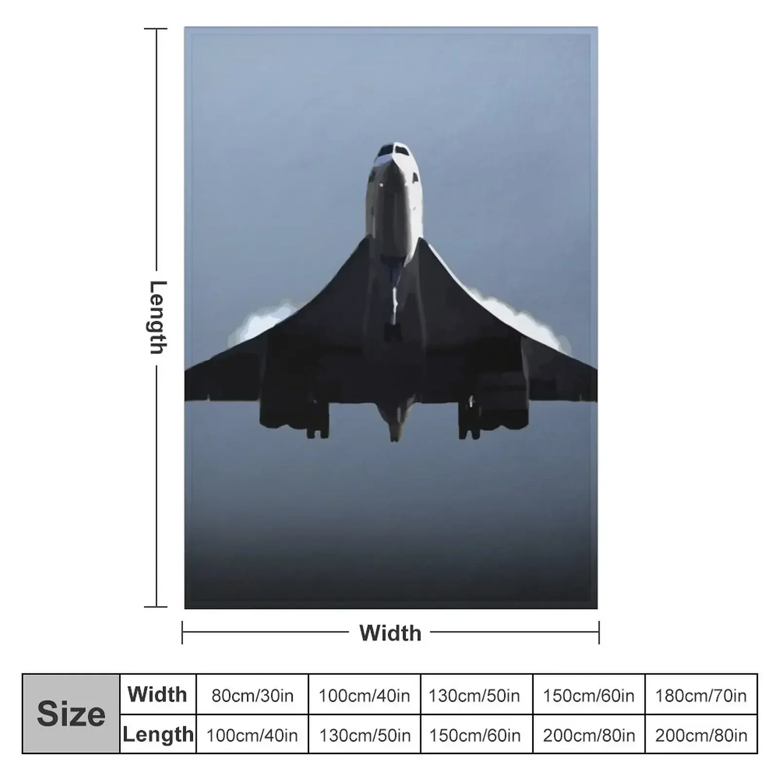 Concorde - Take Off Throw Blanket warm for winter Blankets For Sofas Shaggy blankets and throws Blankets